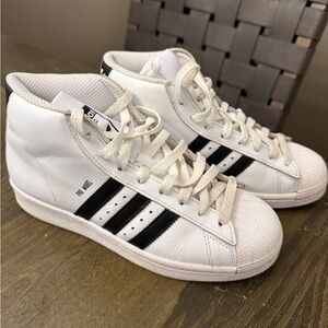 Adidas White and Black Sneakers